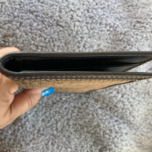 Monogram Coach Checkbook Cover - Picture 2 of 8